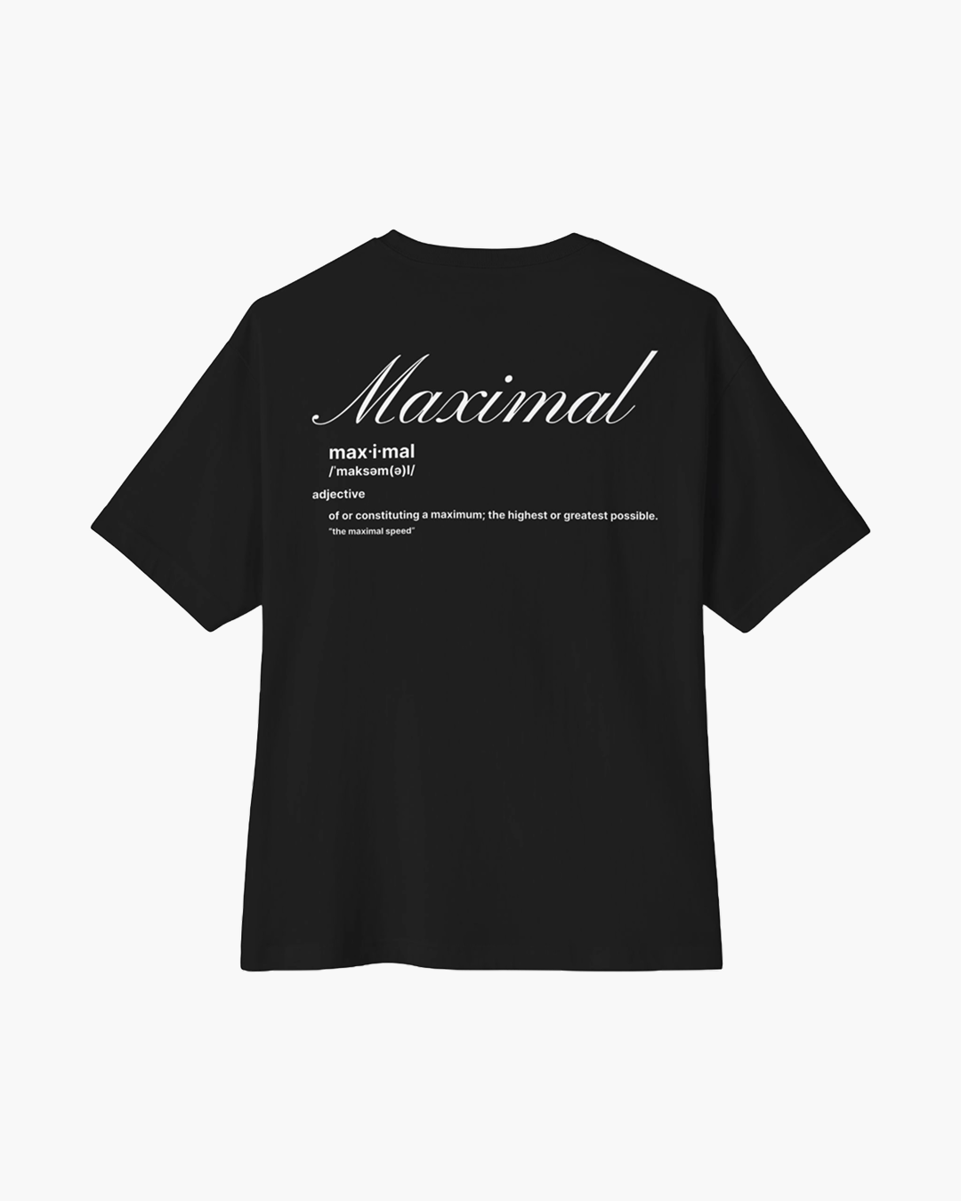 Minimal Maximal Oversized Tee
