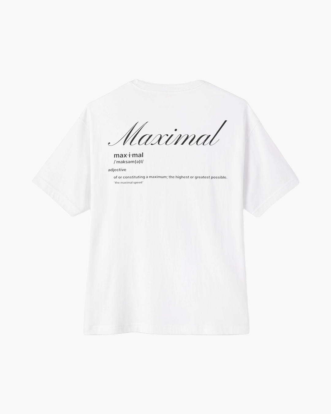Minimal Maximal Oversized Tee
